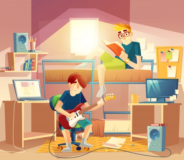 Заселение в общежитие. 