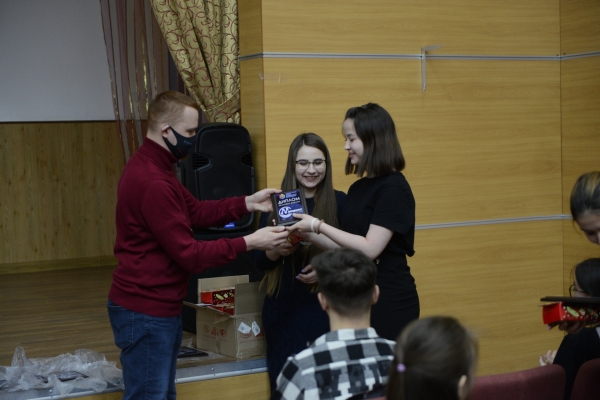 Награждение волонтеров лицея 